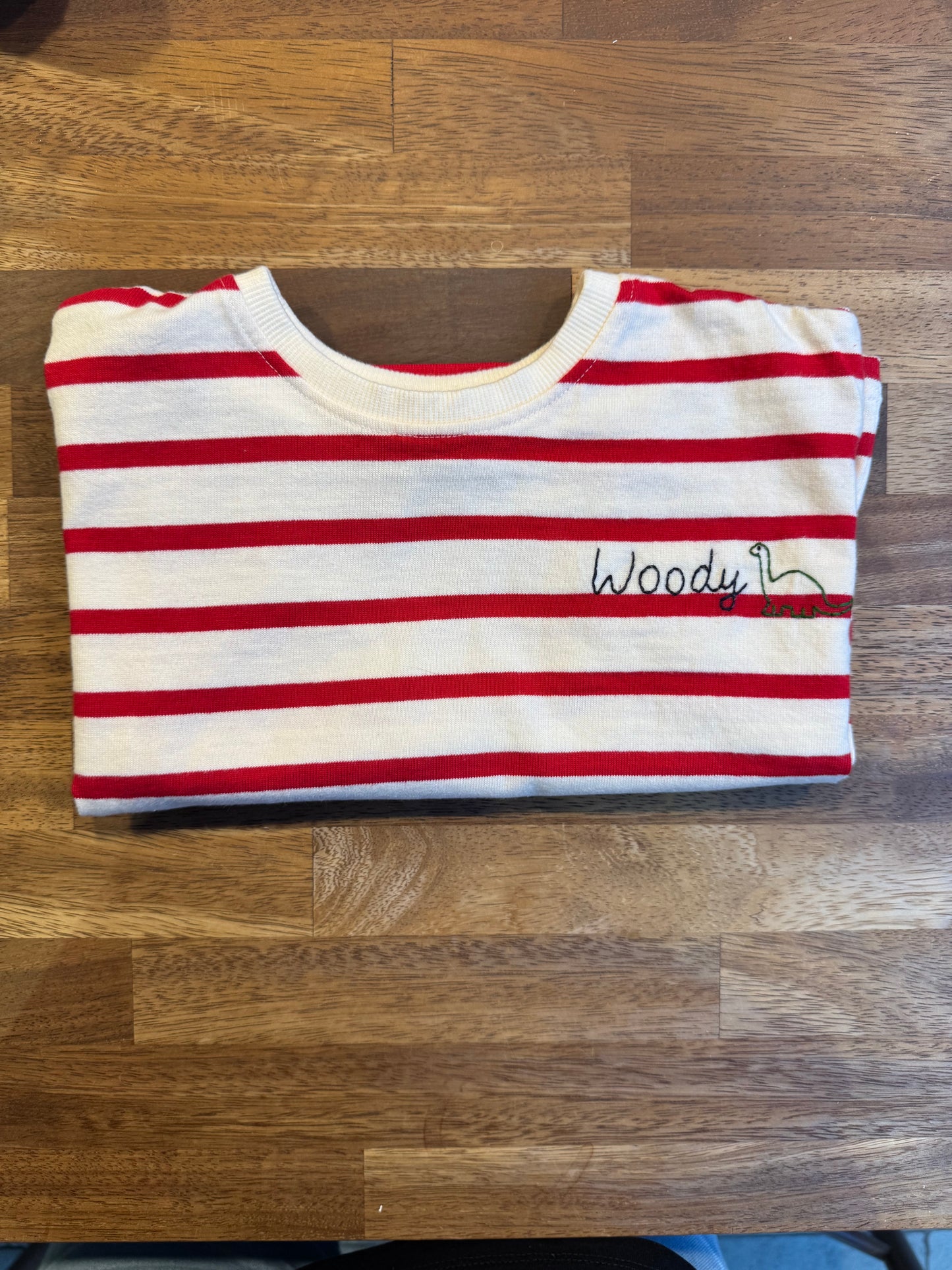 Kids Hand Embroidered Name & Favourite Thing