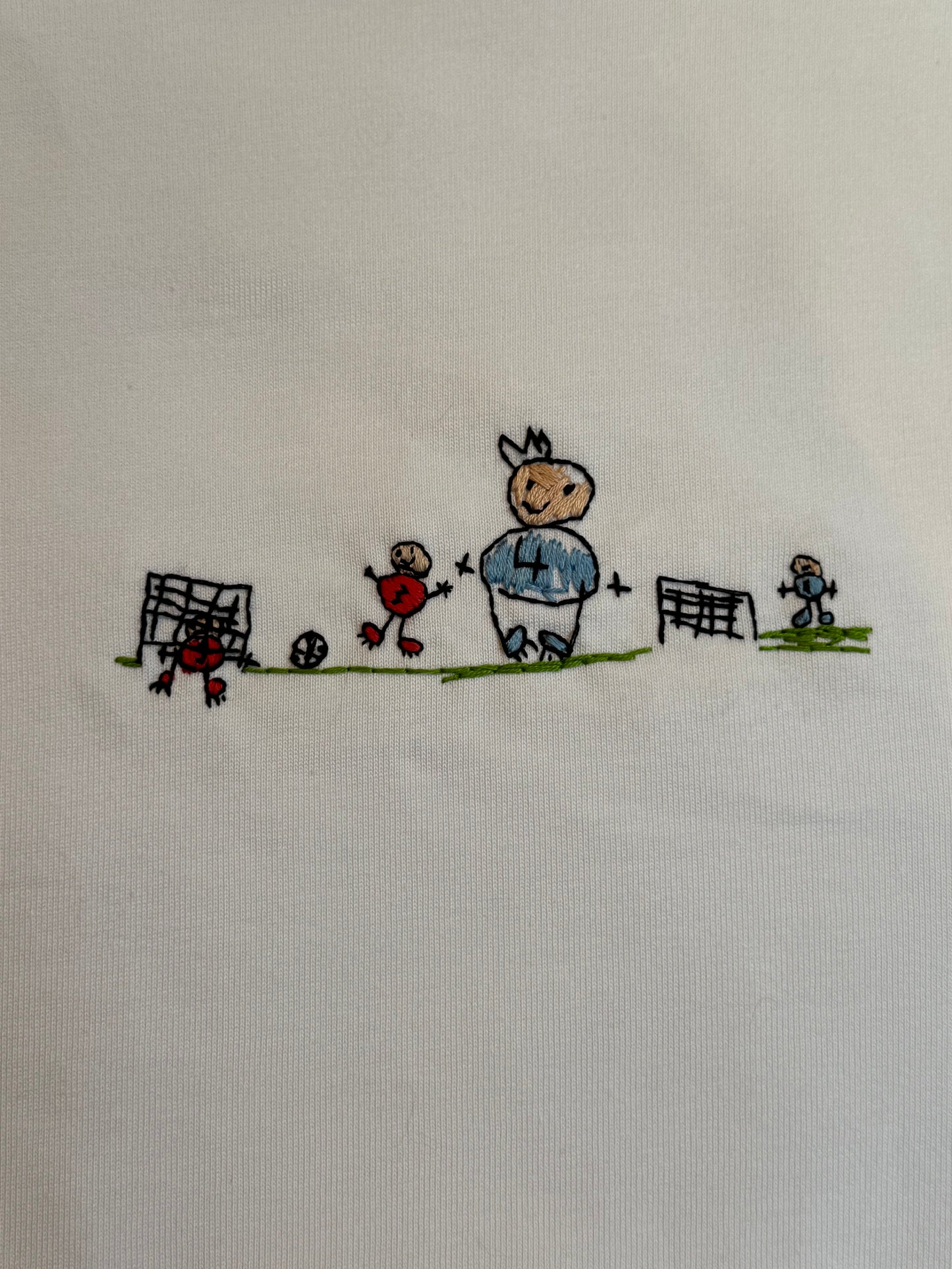 Childs Drawing on Mens T-Shirt