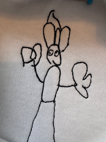 Childs Drawing on Mens T-Shirt