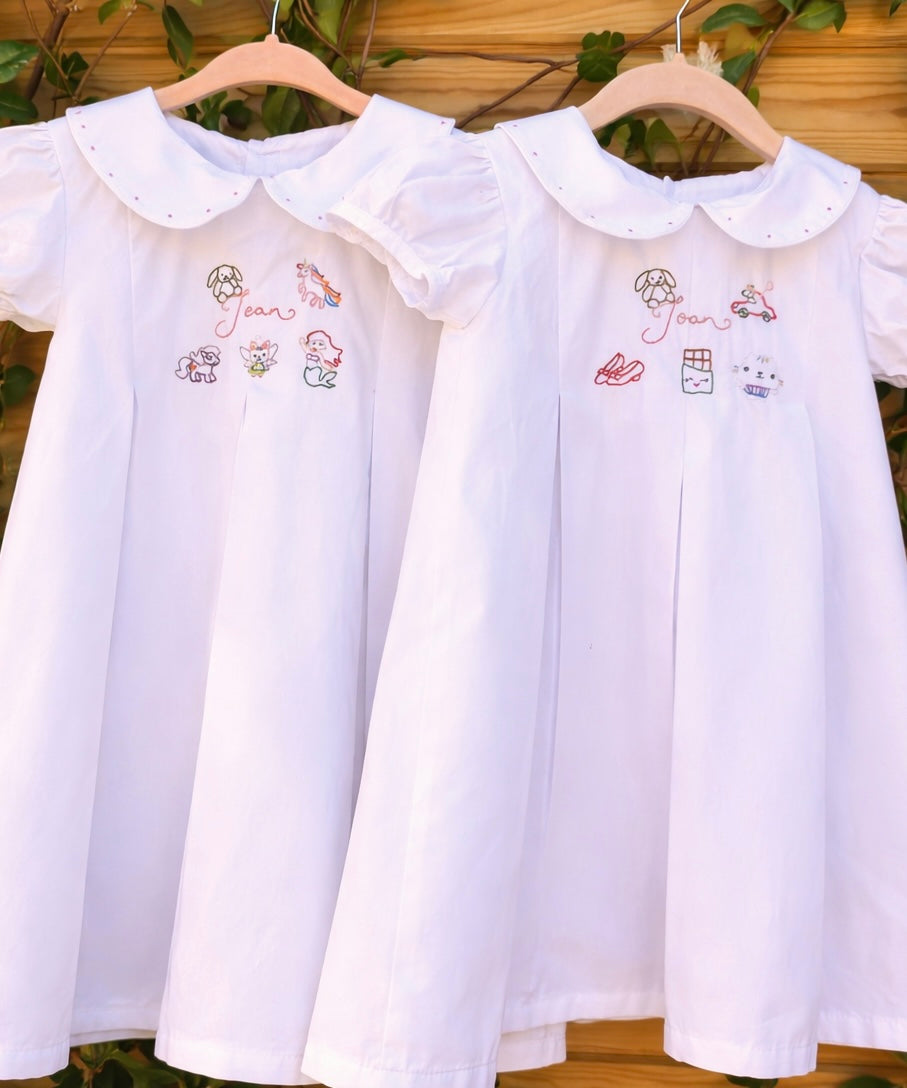 Girls Favourite Thing Embroidered Dresses