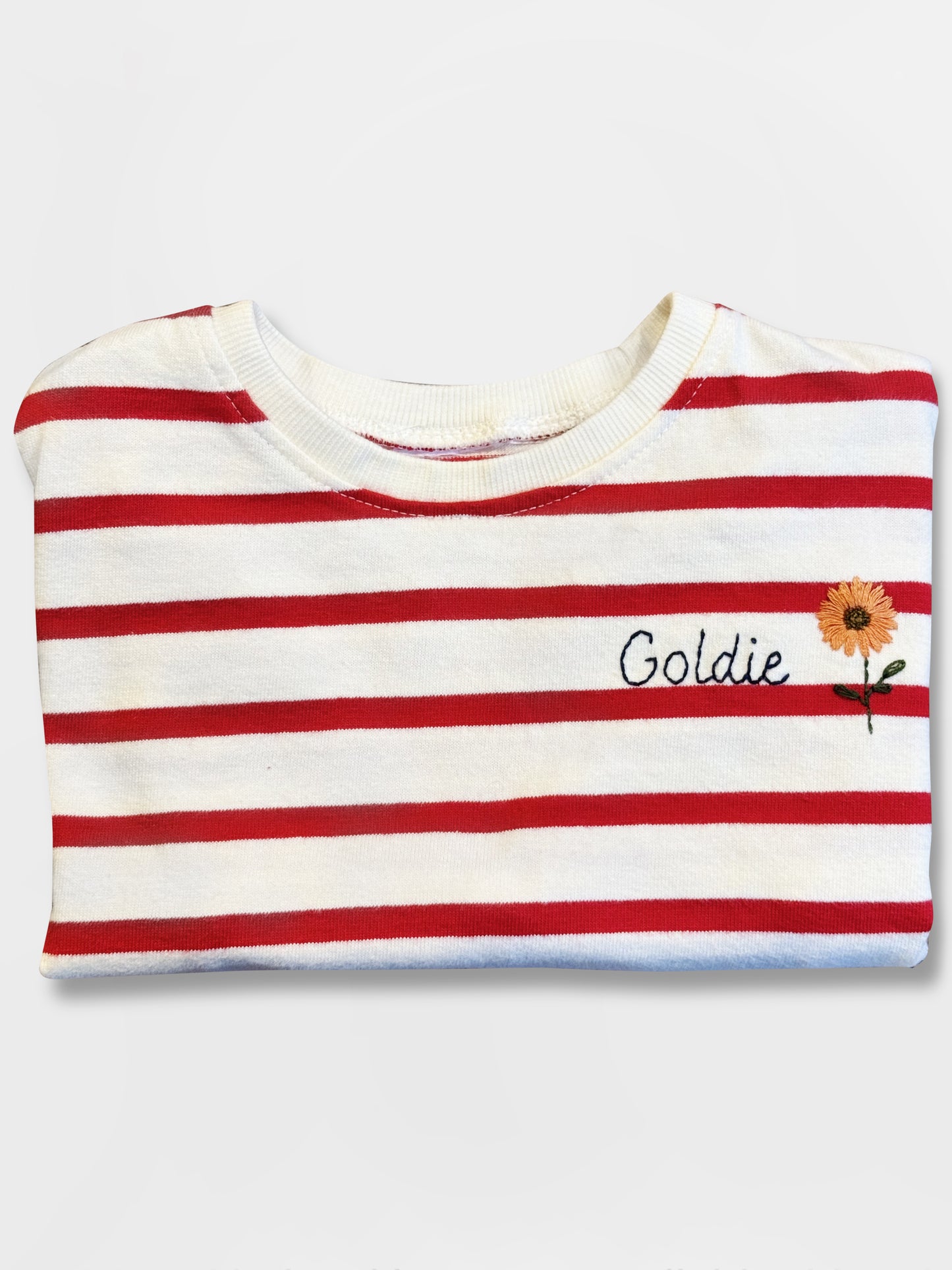 Kids Hand Embroidered Name & Favourite Thing