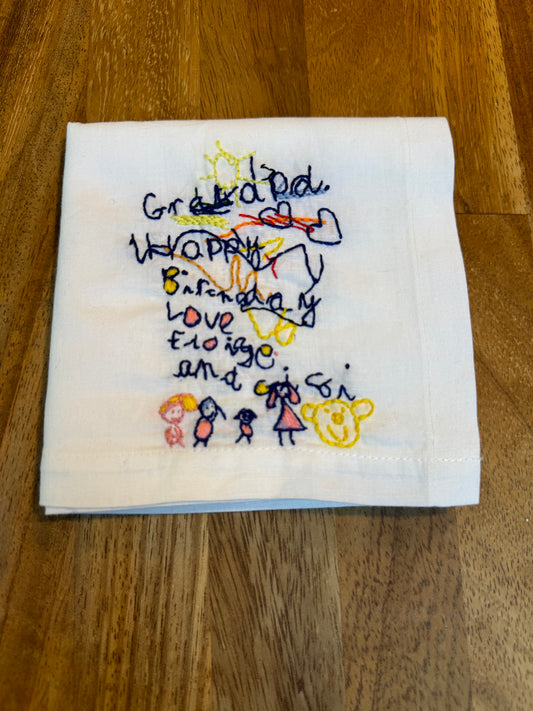 Kids Artwork Hanky